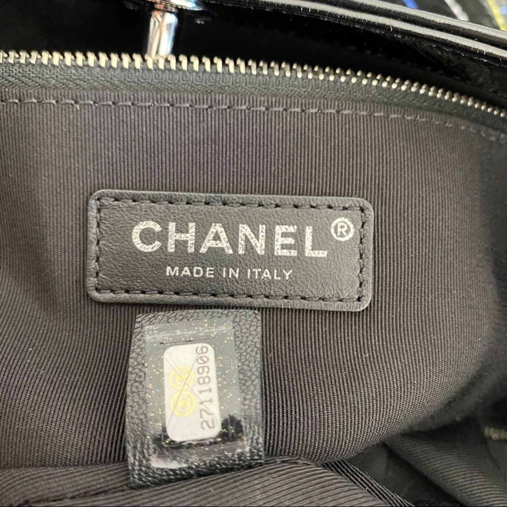 CHANEL Multicolor quilted Large Shopping Bag